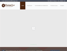 Tablet Screenshot of formaqur.com